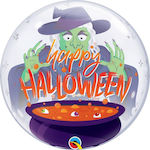 Μπαλόνι Foil Halloween Στρογγυλό Witch's Brew Πολύχρωμο 56εκ.