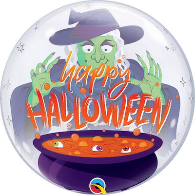 Μπαλόνι Foil Halloween Στρογγυλό Witch's Brew Πολύχρωμο 56εκ.