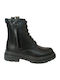 Kids Boots with Zipper Black
