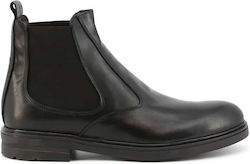 Duca Di Morrone Damiano Pelle Men's Leather Chelsea Ankle Boots Black