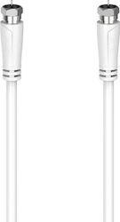 HAMA Καλώδιο Δορυφορικής F-Connector männlich - F-Steckverbinder männlich 1.5m (00205063)