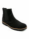 Wildleder Schwarz Chelsea Stiefeletten