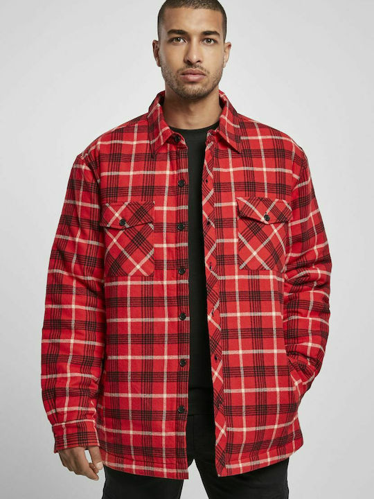Urban Classics Μακρυμάνικo Φανελένιο Overshirt ...