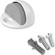 Door Stopper Magnetic Metallic White 1pcs