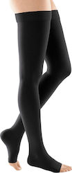 Medi Duomed Open Toe Graduated Compression Thigh High Stockings 18-21 mmHg Black