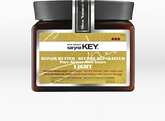 Saryna Key Repair Pure Africa Shea Butter Light Μάσκα Μαλλιών για Ενυδάτωση με Κερατίνη 500ml