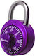 Master Lock 1533D Ατσάλινο Λουκέτο Πέταλο Συνδυ...