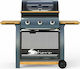 Sahara BBQ S350 Газово Барбекю Решетка 49брx66брсм. с 3 бр 13кВт