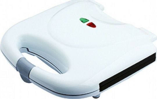 Rosberg Sandwich Maker pentru for 2 Sandwiches Sandvișuri 800W Albă