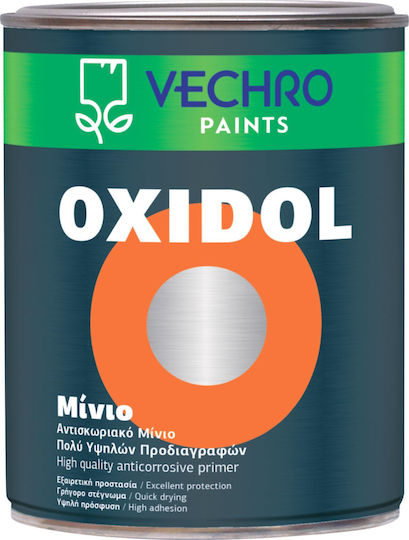 Vechro Oxidol Minio Primer Amorsă anticorozivă puternică Portocaliu Potrivit pentru Metal 2.5lt
