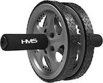 HMS WA03 Abdominal Wheel Black with Anti-Slip Handles