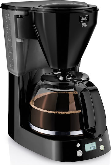 Melitta Easy Timer Προγραμματιζόμενη Καφετιέρα Φίλτρου 1050W Black