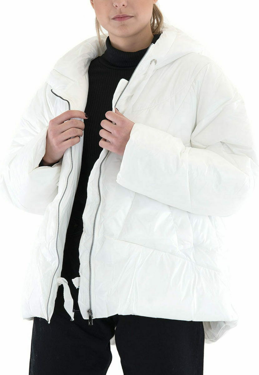 Kendall & kylie on sale nylon puffer jacket