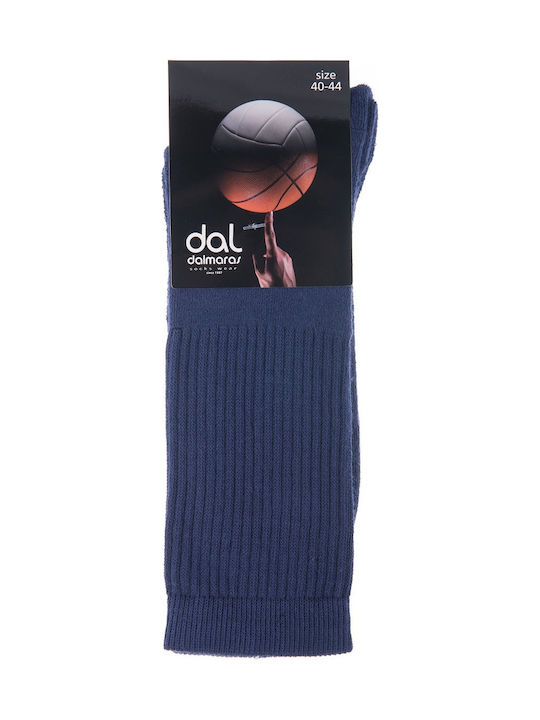 Dal 110 Men's Solid Color Socks Blue