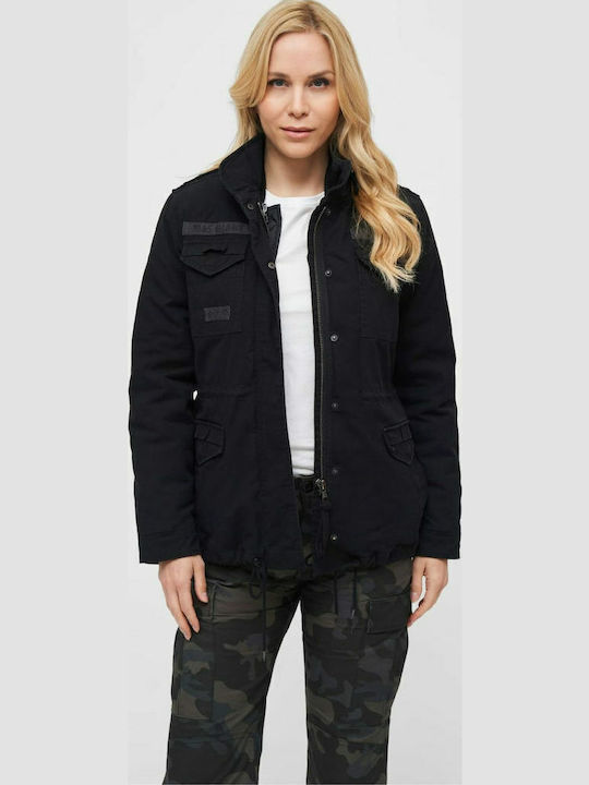 M65 Giant Kurz Damen Parka Jacke für Winter Schwarz