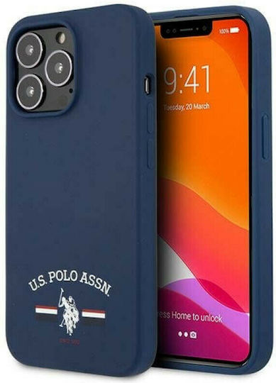 U.S. Polo Assn. Silicone Collection Задна корица Силикон Тъмносин (iPhone 13 Pro Max)