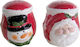 AGC Christmas Set Salt & Papper Shakers Ornament 2pcs