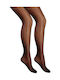 Linea D'oro K.807 Women's Pantyhose 20 Den Black Polka Dot