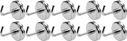 Yato Metallic Hanger Kitchen Hook with Magnet Silver 10pcs YT-08690