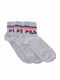 FILA Athletic Kids' Ankle Socks Gray 3 Pairs
