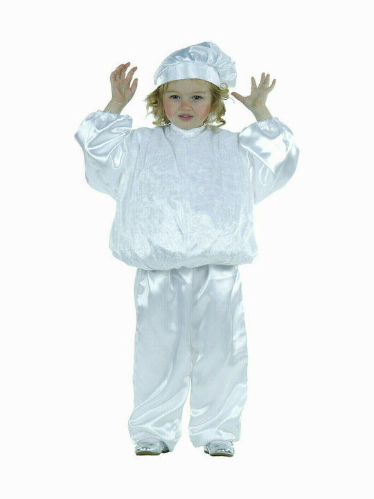 Kids Christmas Costume Kourabiedes Greek Christmas Cookie Costume White