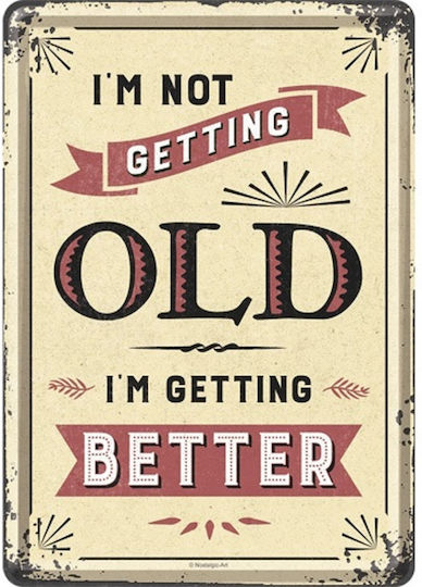 "Word Up I'm Not Getting Old " Ευχετήριες Κάρτες 10x14cm 3τμχ