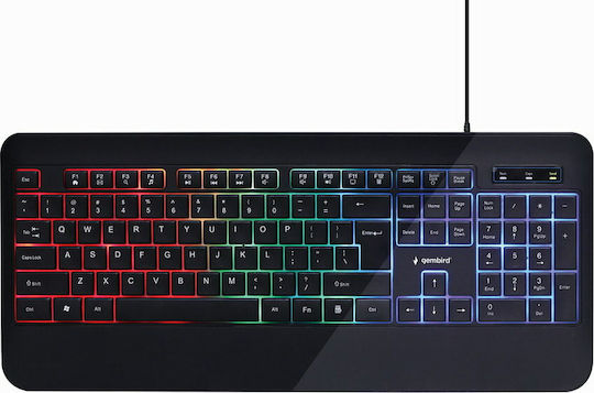 Gembird KB-UML-03 Gaming Keyboard with RGB lighting (English US)