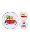 JK Home Decoration Weihnachtliche Teller Kunststoff D33cm. (Μiverse Designs)
