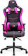 Megapap ZIO Gaming Pro Horografik Καρέκλα Gaming Δερματίνης με Ρυθμιζόμενα Μπράτσα μωβ - μαύρο