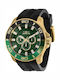 Invicta Pro Diver Ανδρικό Ρολόι 50mm Μπαταρίας με Μαύρο Καουτσούκ Λουράκι