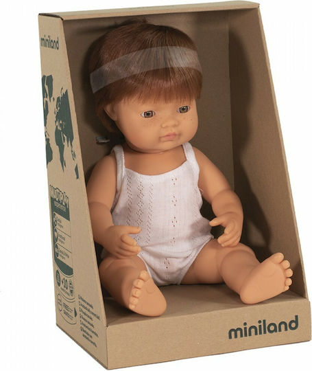 Miniland Μωρό Κούκλα Caucasian Redhead Boy για 3+ Ετών 21 εκ.
