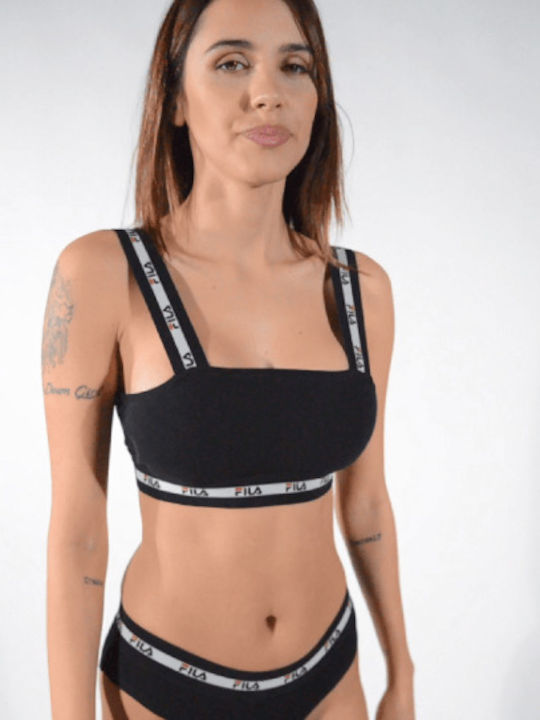 Women's Sports Bra with Removable Padding Black