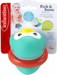 Infantino Kick & Swim Bath Pal Penguin Bath Toy for 4++ Months