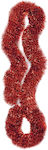 XMASfest Christmas Garland Red 200cm 12pcs