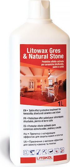 Litokol Litowax Gres & Natural Stone Υγρό Ειδικό Καθαριστικό για Πέτρα & Δάπεδα 1lt