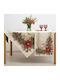 Dimeco 8939 Christmas Tablecloth Runner Fabric Red L100xW35cm.