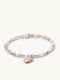 Fossil Georgia Moonstone Women's Gold Plated Bracelet 18cm