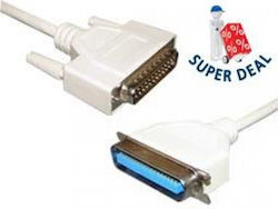 Καλώδιο RS232 25-pin male σε Parallel 36-pin male 10m