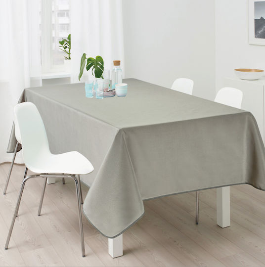 Flamingo Καρέ Τραπεζομάντηλο Αλέκιαστο Beige 150x150εκ.