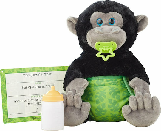 Melissa & Doug Λούτρινο Μωρό Γορίλας & Αξεσουάρ 18 εκ.