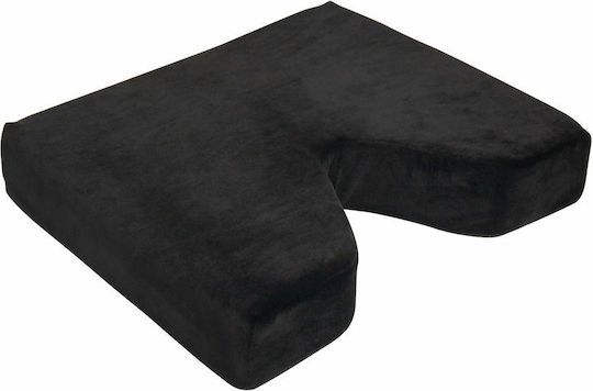 Mobiak Μαξιλάρι Καθίσματος για Κόκκυγα με Memory Foam & Οπή 39x45x7.5cm Μαύρο 0807627
