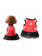 Value Imports Stars Hunde-Kleid Rotes Mittel 30cm CL057MR