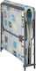 Pat Pliant Cu Saltea 7cm Single Gri 182x84x39cm