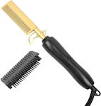 Andowl Electric Ceramic Hair & Beard Brush for Straightening