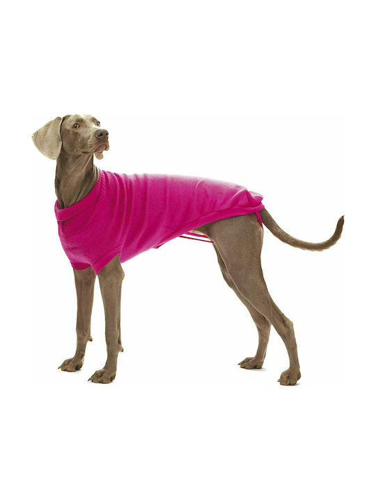 Croci Valencia Turtleneck Knitted Sweater Dog Fuchsia Turtleneck in Pink color 25cm.