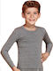 Berrak Kids Thermal Top Gray