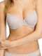 Convertible Bra with Light Padding Underwire Beige