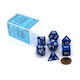Chessex Opaque Dice 7pcs 25406 Blue/White