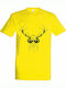 T-shirt Unisex " Animal Deejay ", Lemon