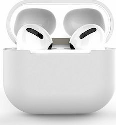 Hurtel Soft Silicone Case in White for Apple Ai...